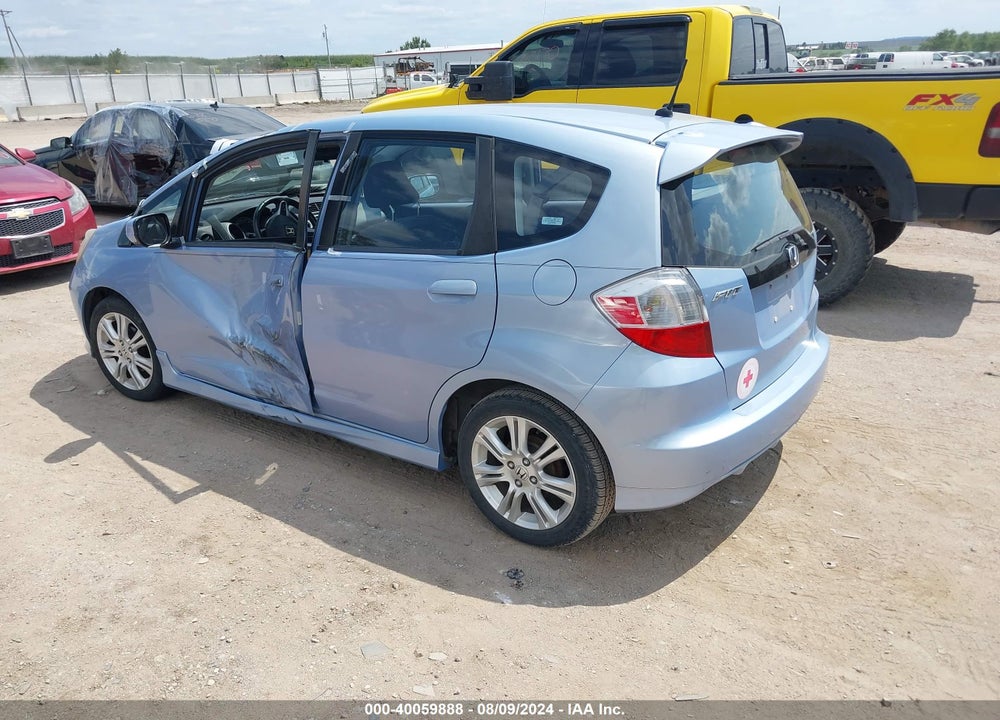 2009 HONDA FIT SPORT VIN: JHMGE88659S039657