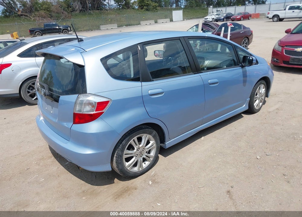 2009 HONDA FIT SPORT VIN: JHMGE88659S039657