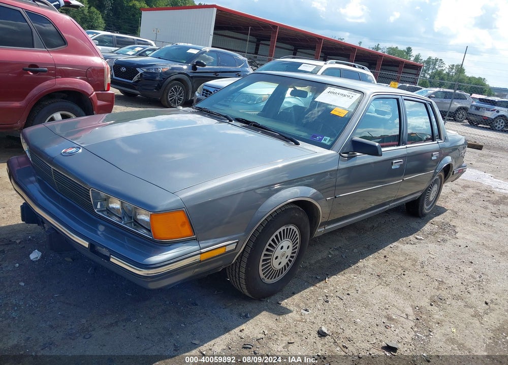 1987 BUICK CENTURY CUSTOM VIN: 1G4AH51W8HT400407