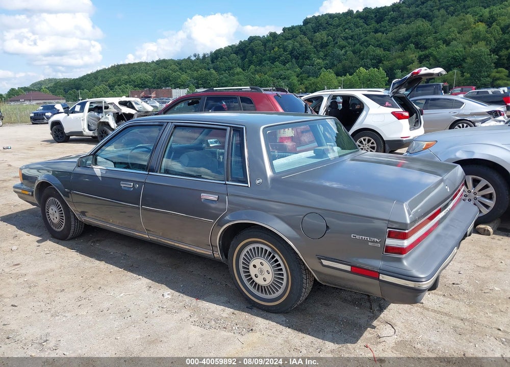 1987 BUICK CENTURY CUSTOM VIN: 1G4AH51W8HT400407