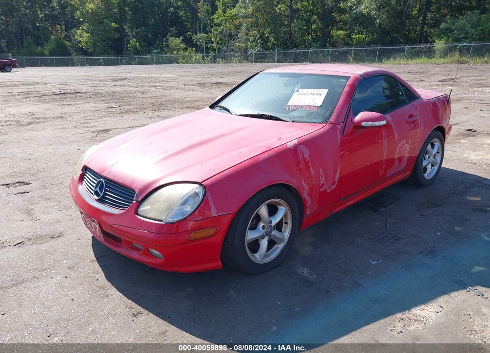 2001 MERCEDES-BENZ SLK 320 VIN: WDBKK65FX1F210234