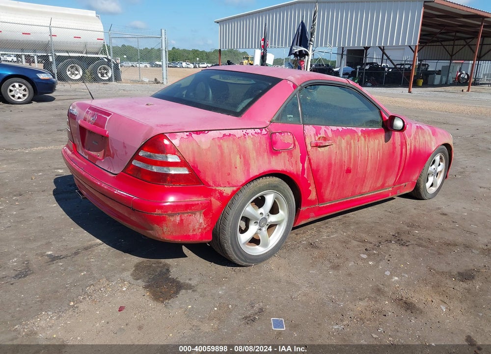2001 MERCEDES-BENZ SLK 320 VIN: WDBKK65FX1F210234