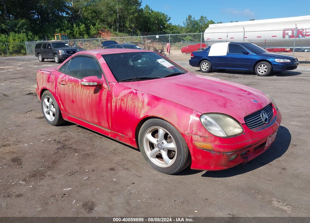 2001 MERCEDES-BENZ SLK 320 VIN: WDBKK65FX1F210234