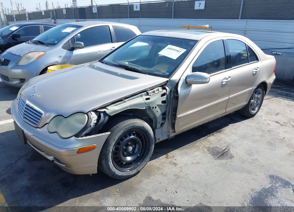 2001 MERCEDES-BENZ C 240 VIN: WDBRF61J71F113943