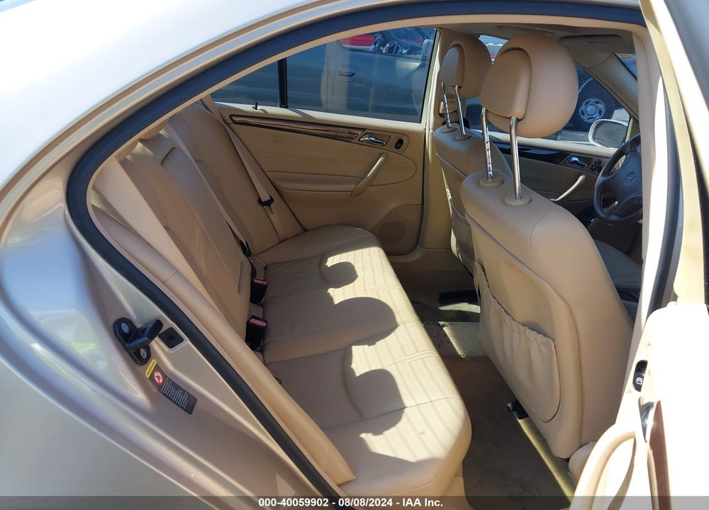 2001 MERCEDES-BENZ C 240 VIN: WDBRF61J71F113943