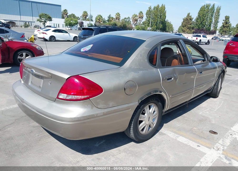 2005 FORD TAURUS SEL VIN: 1FAFP56245A255396