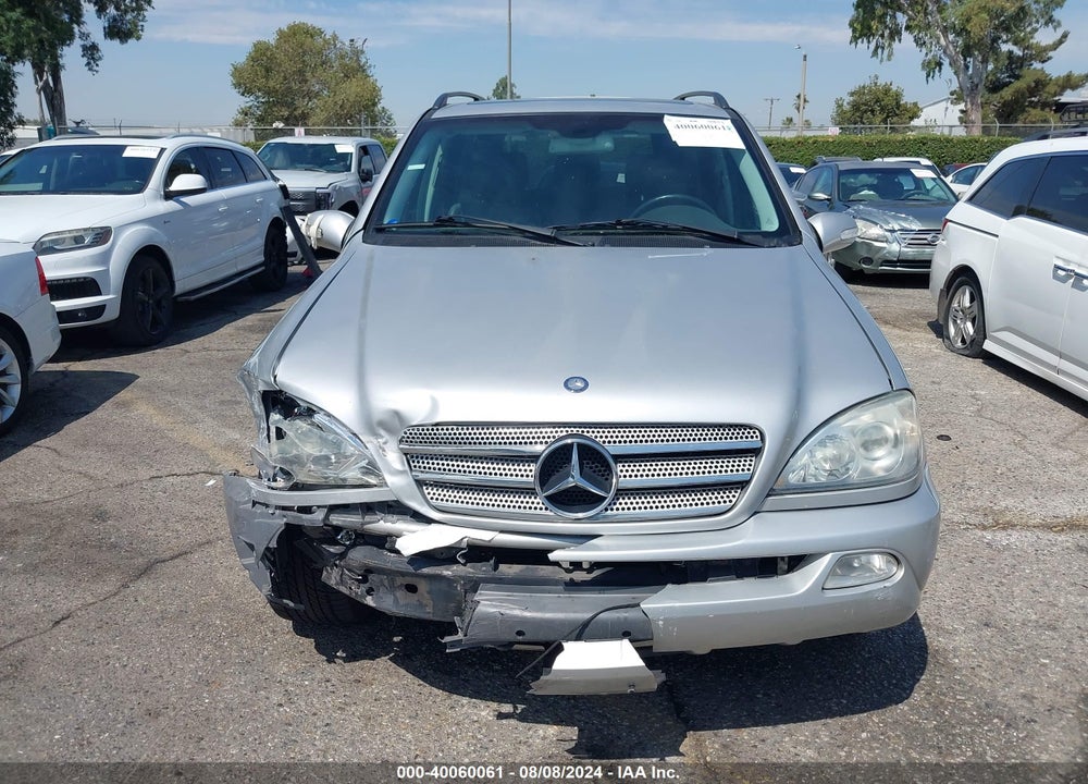 2004 MERCEDES-BENZ ML 500 4MATIC VIN: 4JGAB75E04A463439