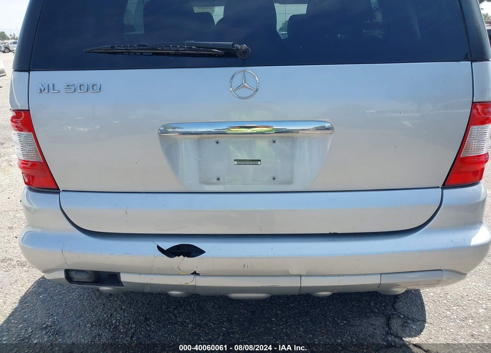2004 MERCEDES-BENZ ML 500 4MATIC VIN: 4JGAB75E04A463439