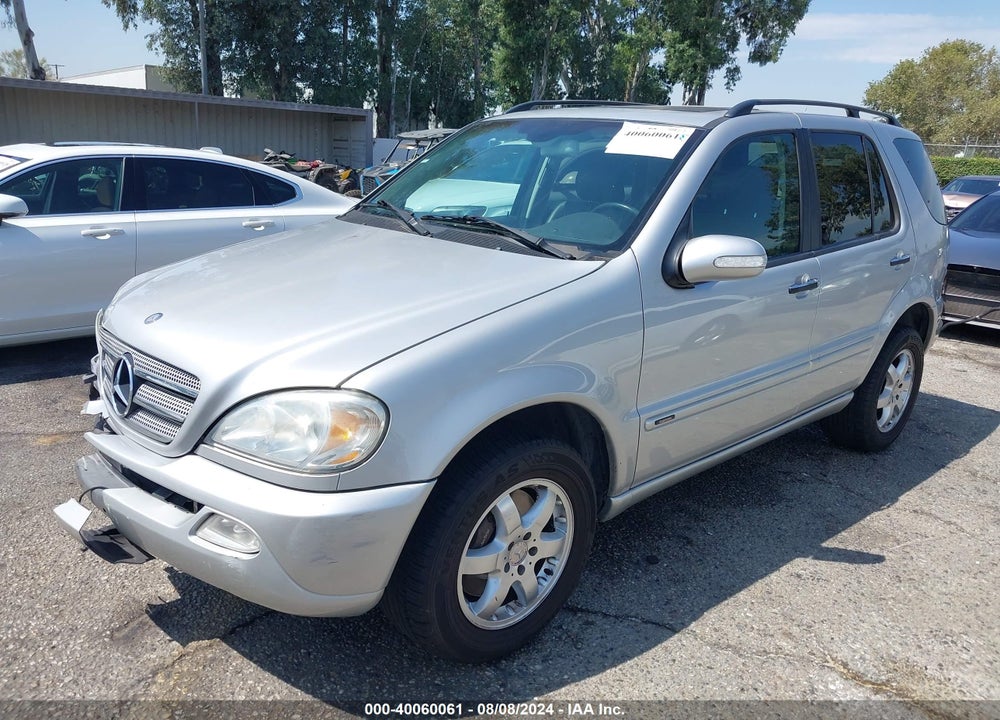 2004 MERCEDES-BENZ ML 500 4MATIC VIN: 4JGAB75E04A463439