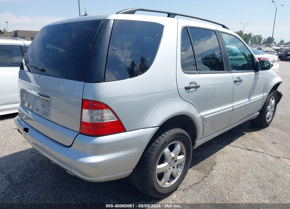 2004 MERCEDES-BENZ ML 500 4MATIC VIN: 4JGAB75E04A463439