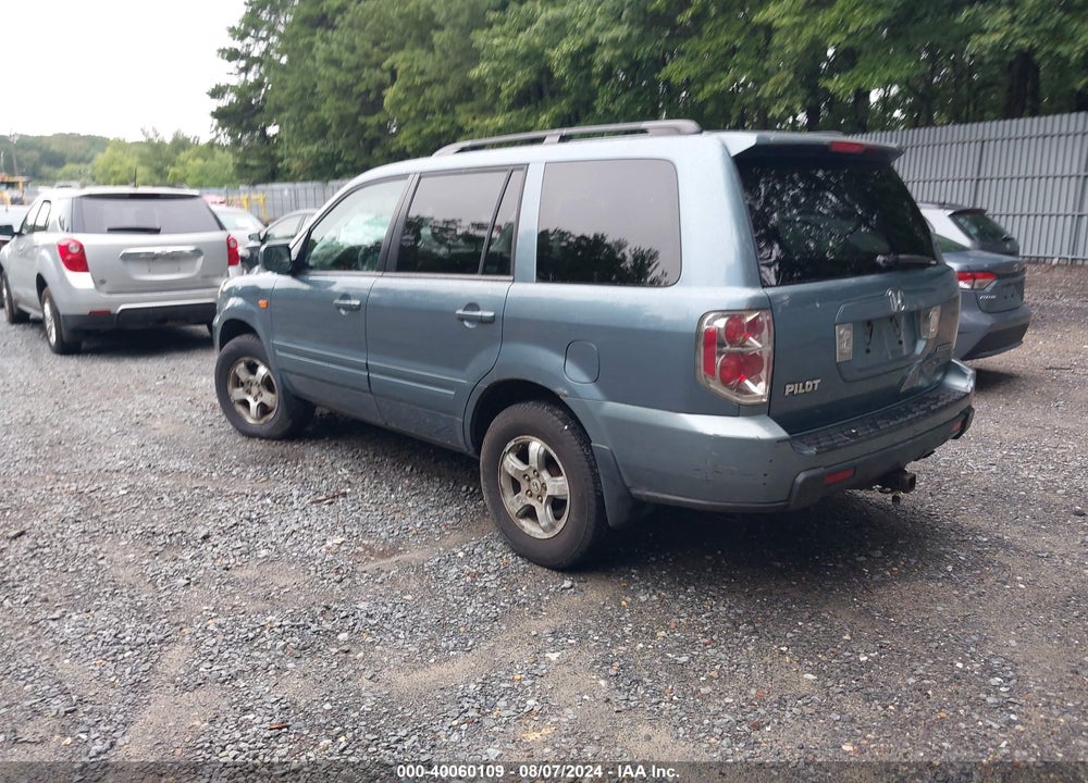 2006 HONDA PILOT EX VIN: 2HKYF18486H514558