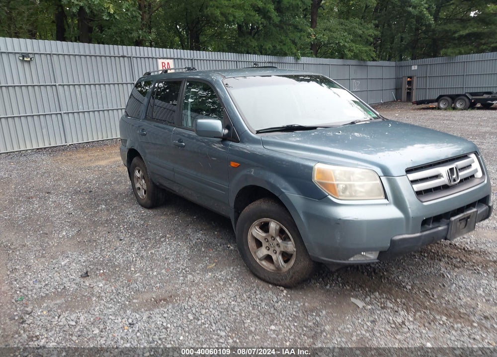 2006 HONDA PILOT EX VIN: 2HKYF18486H514558