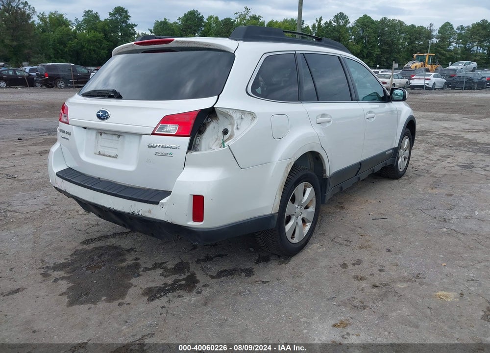 2011 SUBARU OUTBACK 2.5I PREMIUM VIN: 4S4BRBGC6B3431322
