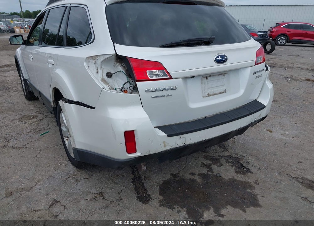2011 SUBARU OUTBACK 2.5I PREMIUM VIN: 4S4BRBGC6B3431322