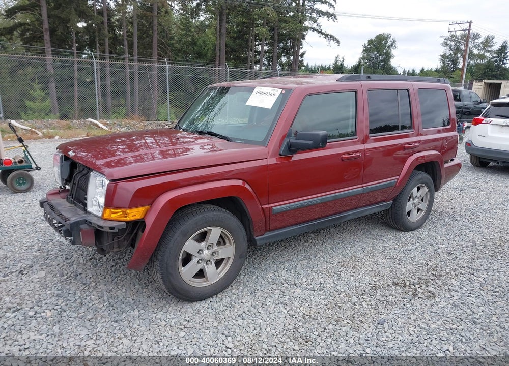 2008 JEEP COMMANDER SPORT VIN: 1J8HG48K48C193591