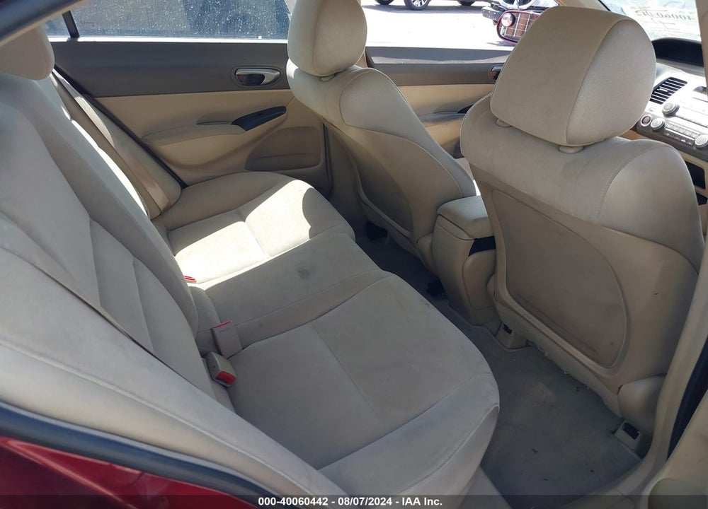 2008 HONDA CIVIC LX VIN: 1HGFA16568L093148