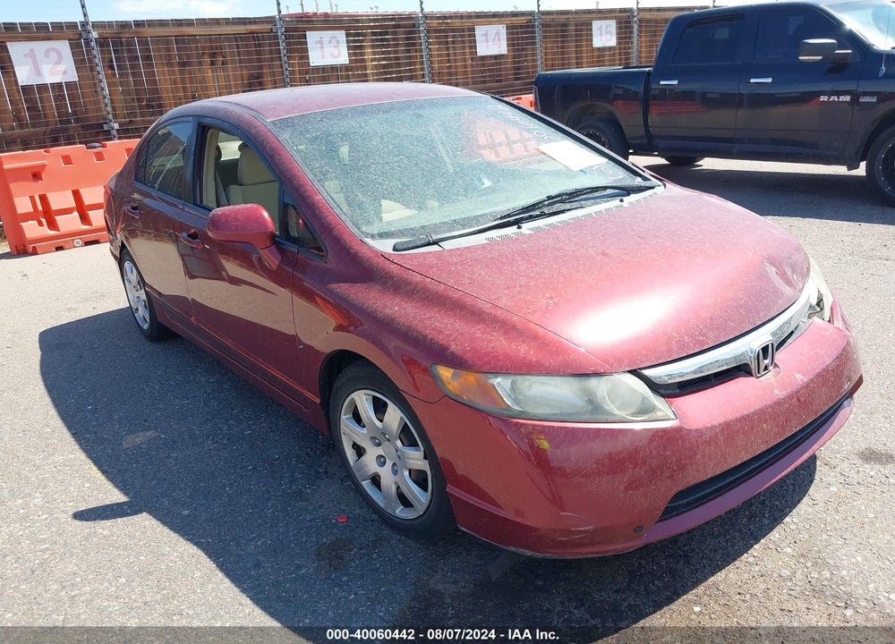 2008 HONDA CIVIC LX VIN: 1HGFA16568L093148