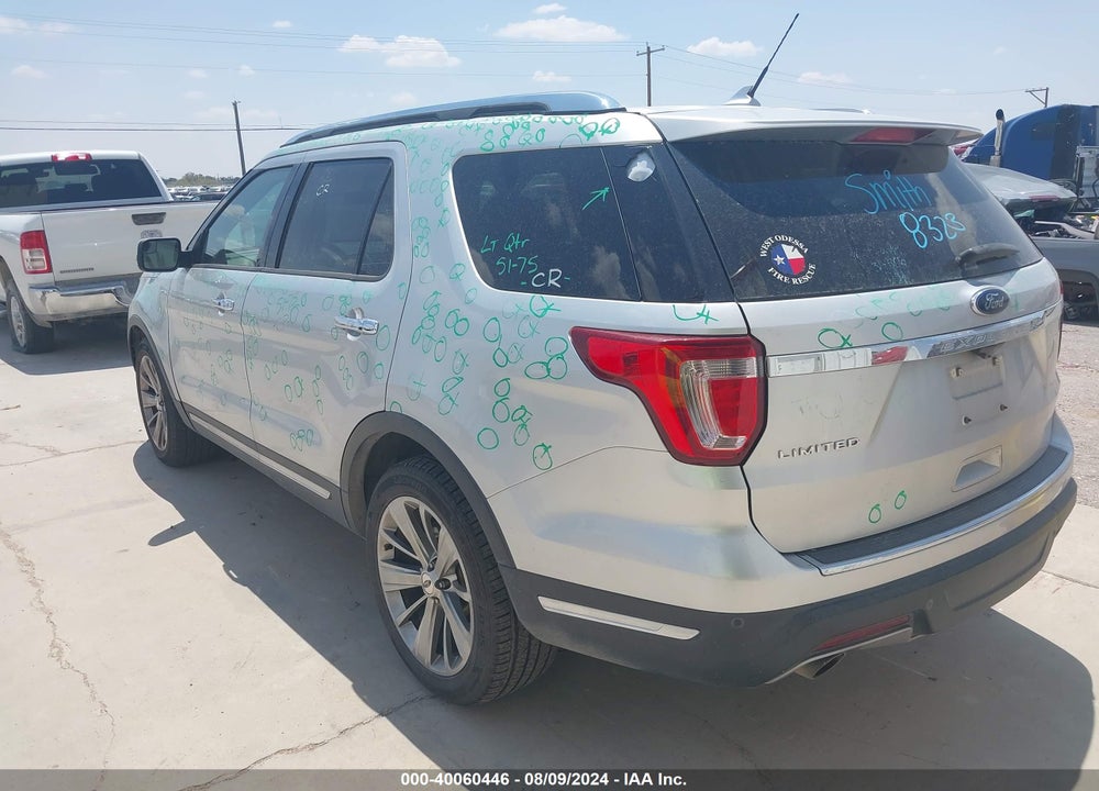 2018 FORD EXPLORER LIMITED VIN: 1FM5K7F8XJGA37986