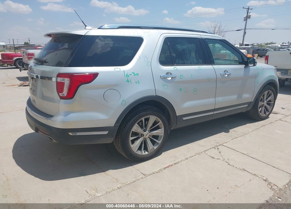 2018 FORD EXPLORER LIMITED VIN: 1FM5K7F8XJGA37986