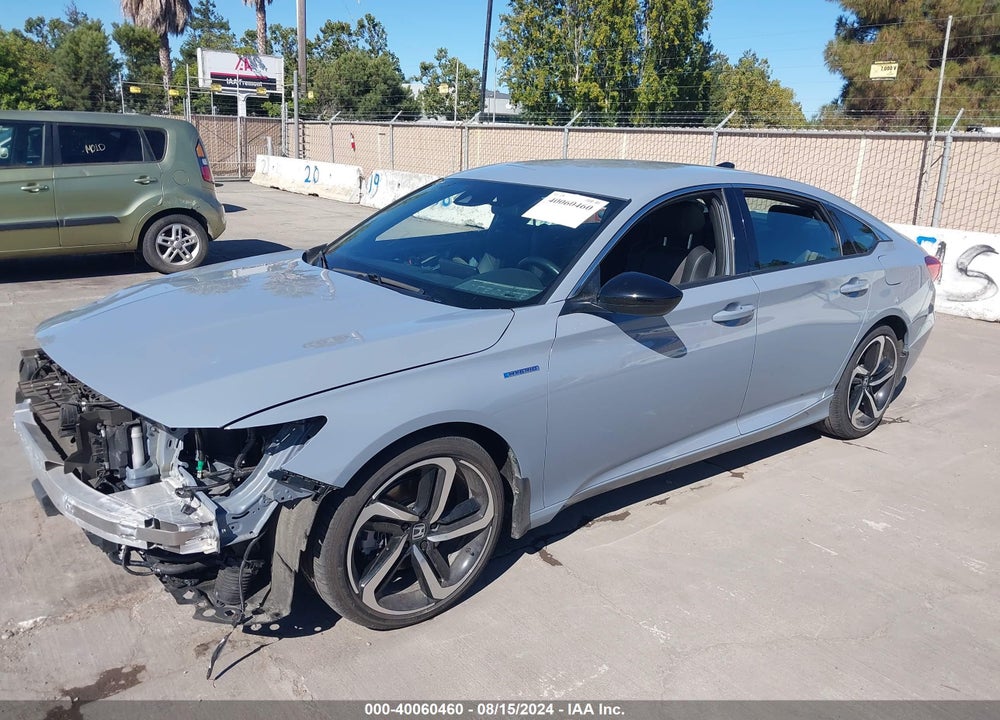 2022 HONDA ACCORD HYBRID SPORT VIN: 1HGCV3F29NA045935