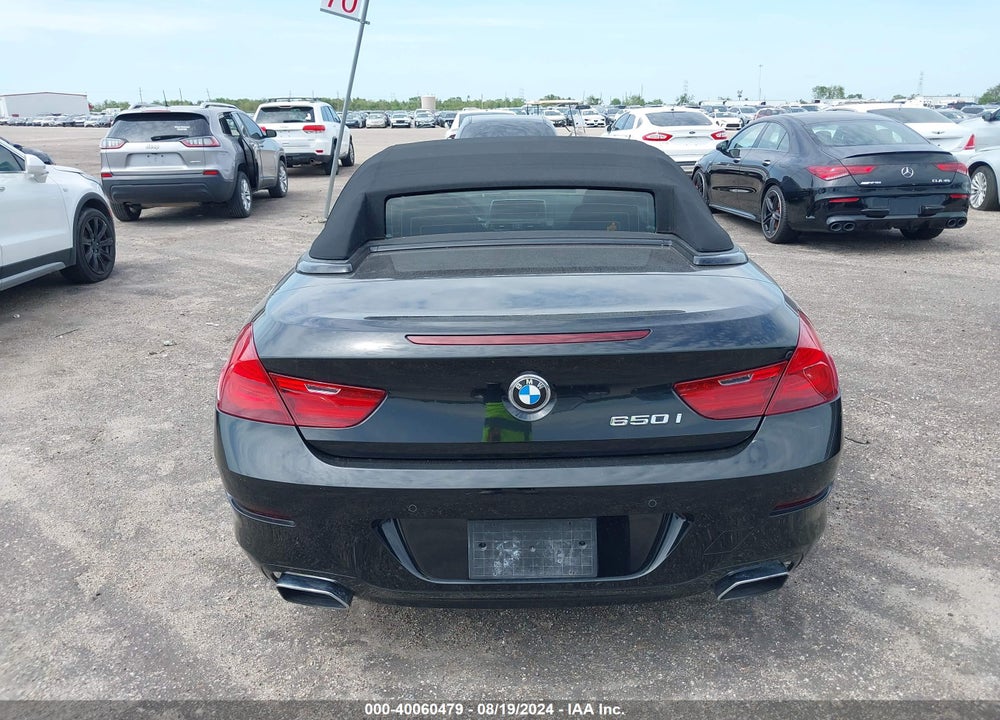 2013 BMW 650I VIN: WBAYP9C50DDW21311