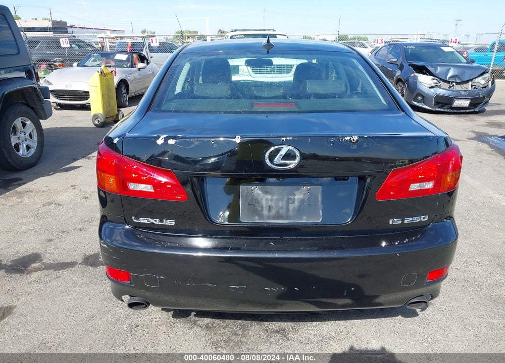 2008 LEXUS IS 250 VIN: JTHBK262385056468