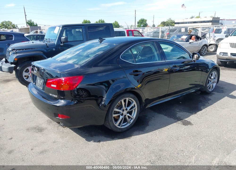 2008 LEXUS IS 250 VIN: JTHBK262385056468