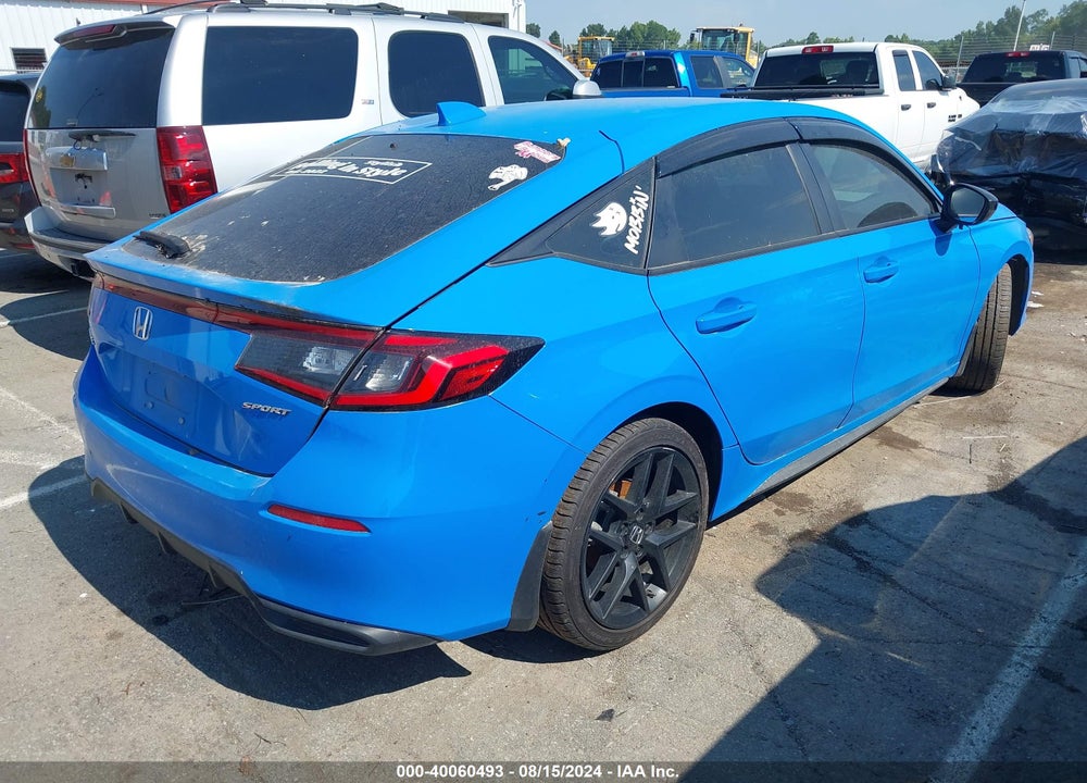 2022 HONDA CIVIC SPORT VIN: 19XFL2H82NE017453