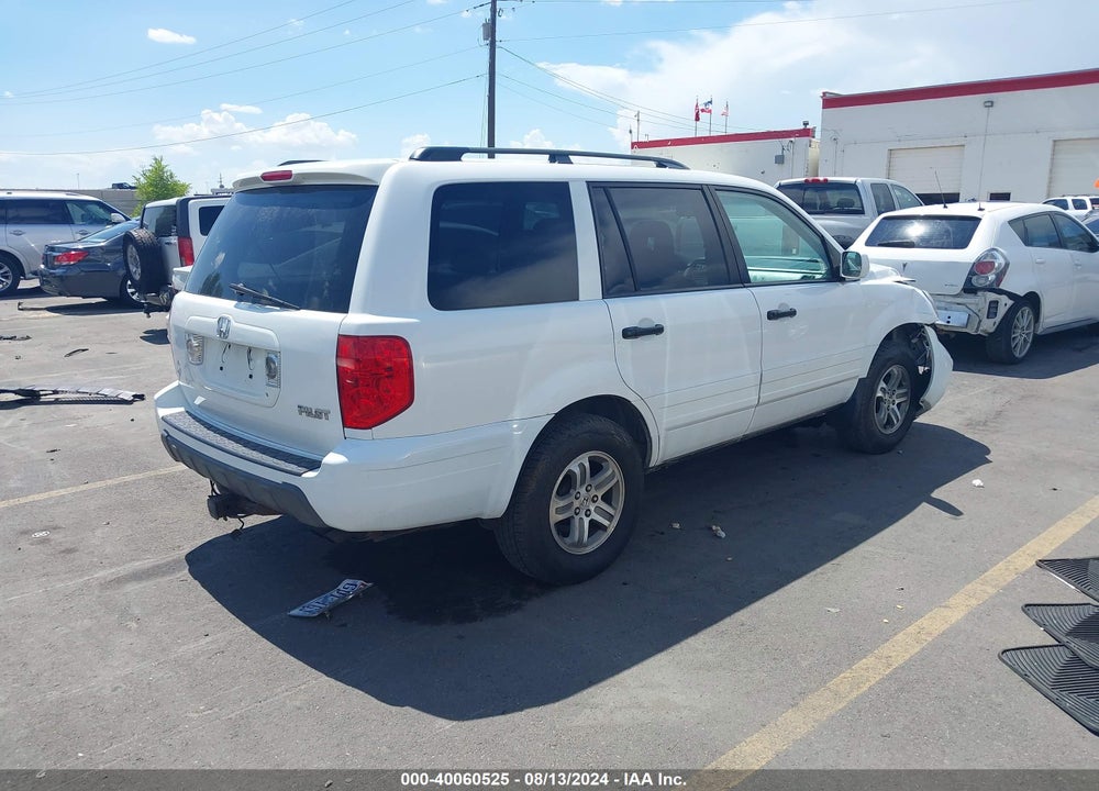 2004 HONDA PILOT EX-L VIN: 2HKYF18564H518209