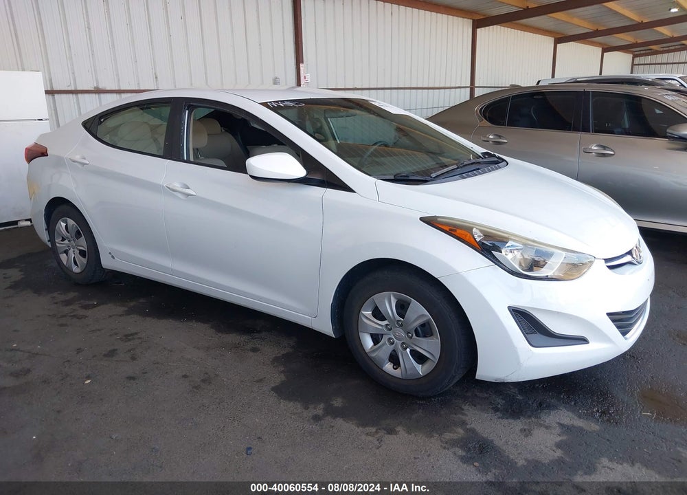 2016 HYUNDAI ELANTRA SE VIN: 5NPDH4AE0GH753472