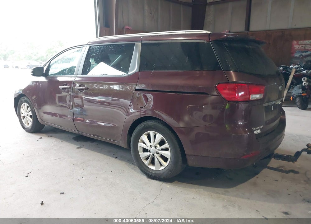 2016 KIA SEDONA LX VIN: KNDMB5C11G6112049
