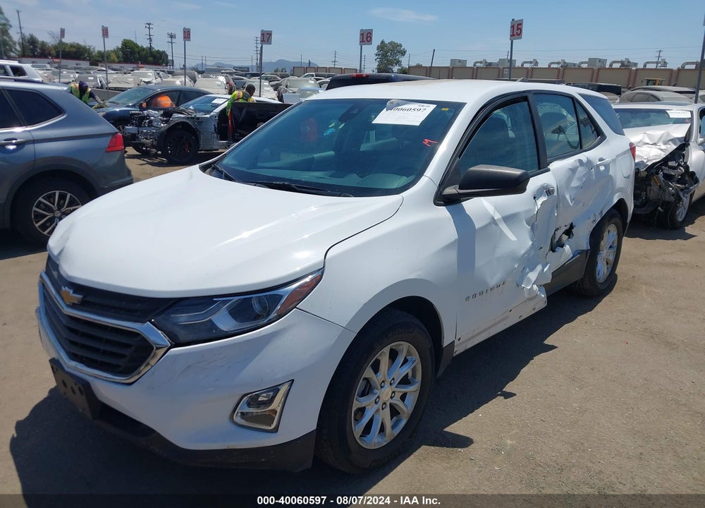 2021 CHEVROLET EQUINOX FWD LS VIN: 3GNAXHEV1MS177925