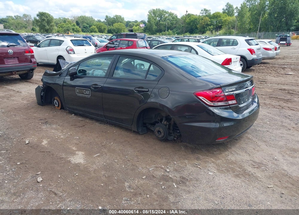 2013 HONDA CIVIC LX VIN: 19XFB2F56DE031222