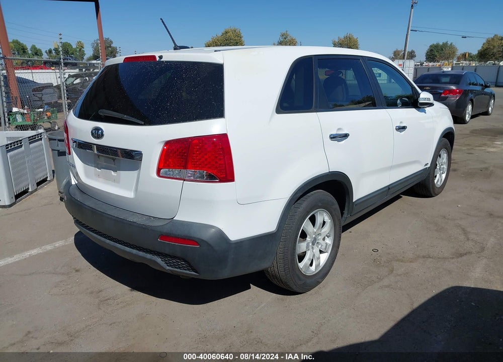 2012 KIA SORENTO LX VIN: 5XYKTDA64CG291935