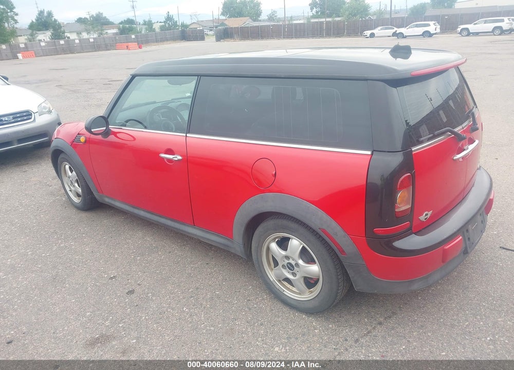 2009 MINI COOPER CLUBMAN VIN: WMWML33519TX33104
