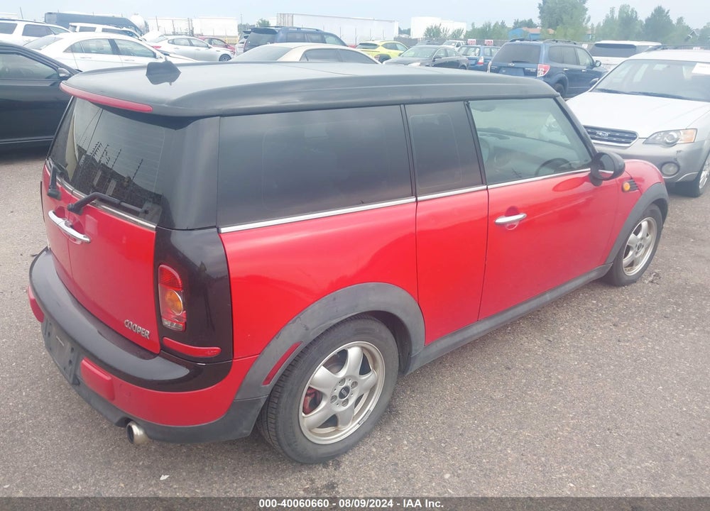 2009 MINI COOPER CLUBMAN VIN: WMWML33519TX33104