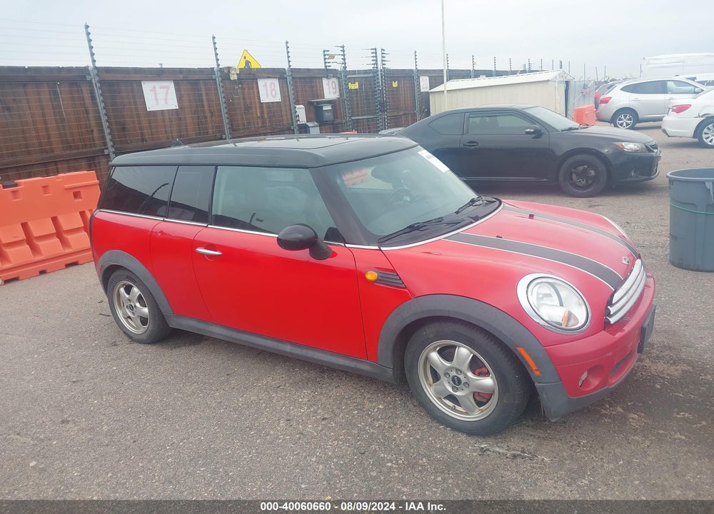 2009 MINI COOPER CLUBMAN VIN: WMWML33519TX33104