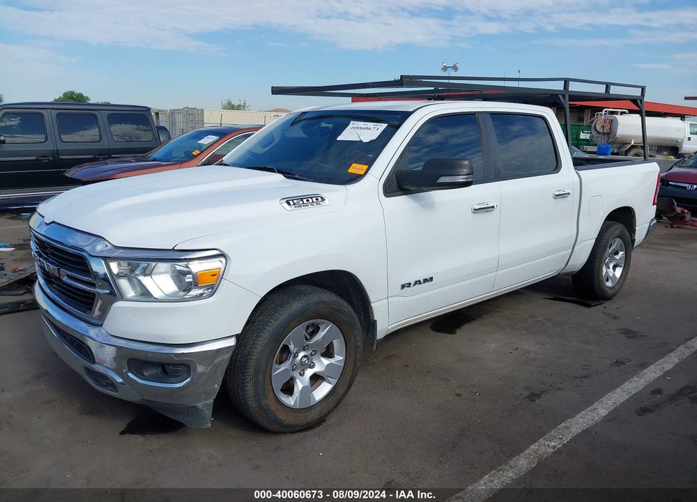 2020 RAM 1500 BIG HORN 4X2 5'7 BOX VIN: 1C6RREFT8LN209674