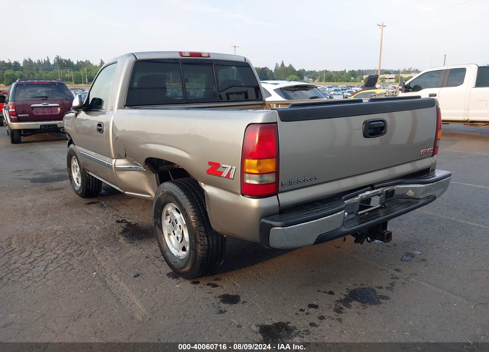 1999 GMC SIERRA 1500 SLE VIN: 1GTEK14T6XZ521871