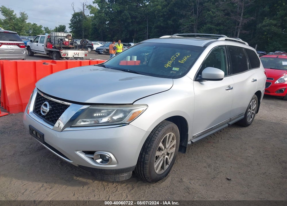 2013 NISSAN PATHFINDER SL VIN: 5N1AR2MMXDC676913