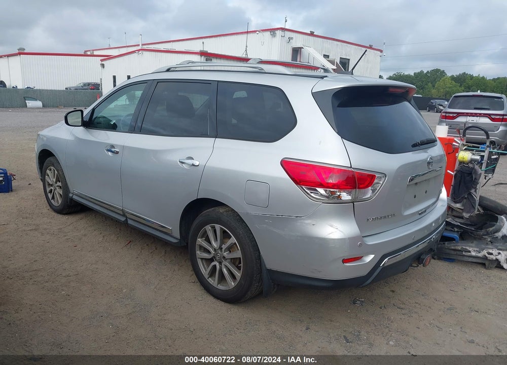 2013 NISSAN PATHFINDER SL VIN: 5N1AR2MMXDC676913