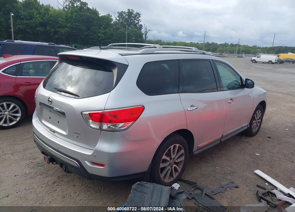2013 NISSAN PATHFINDER SL VIN: 5N1AR2MMXDC676913