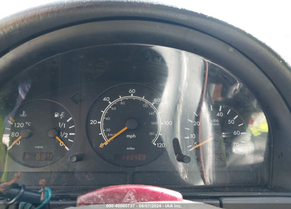 1999 MERCEDES-BENZ ML 430 VIN: 4JGAB72E7XA120586