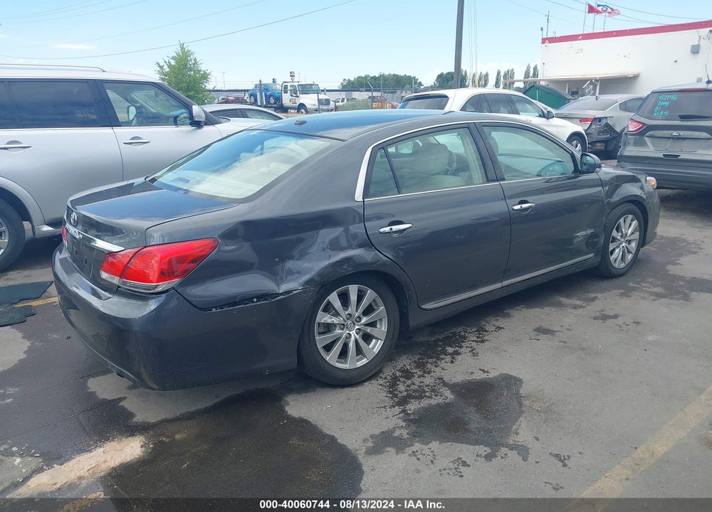 2011 TOYOTA AVALON LIMITED VIN: 4T1BK3DB9BU391396