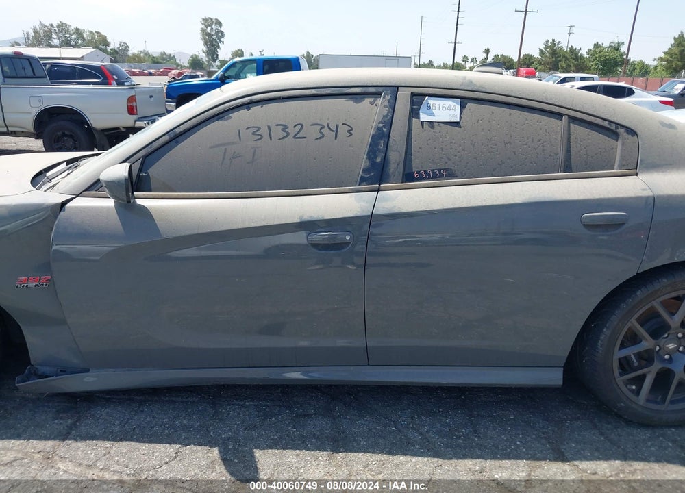 2019 DODGE CHARGER SCAT PACK RWD VIN: 2C3CDXGJ8KH553751