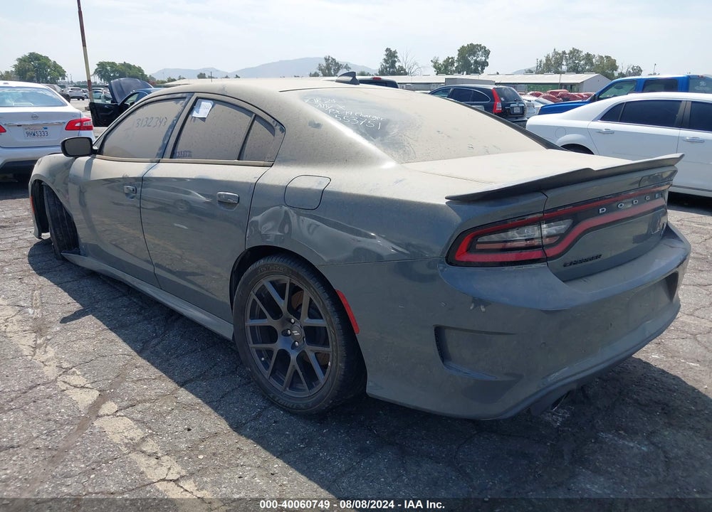 2019 DODGE CHARGER SCAT PACK RWD VIN: 2C3CDXGJ8KH553751