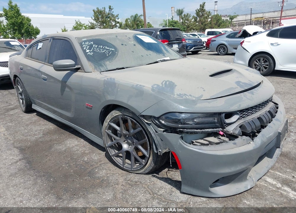 2019 DODGE CHARGER SCAT PACK RWD VIN: 2C3CDXGJ8KH553751