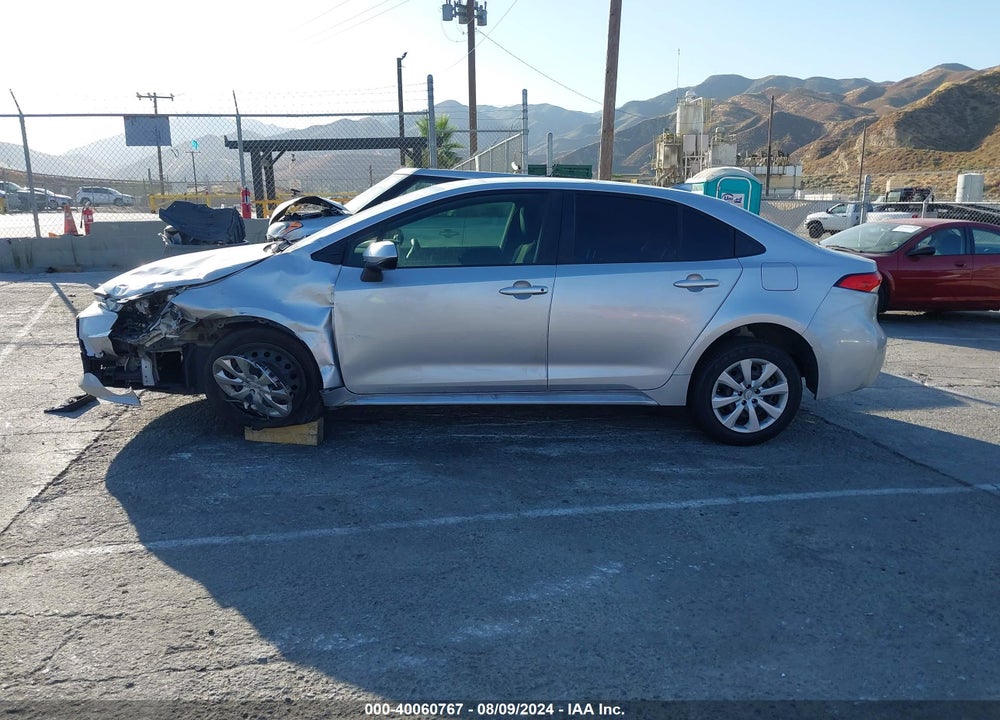 2020 TOYOTA COROLLA LE VIN: JTDEPRAE1LJ092749