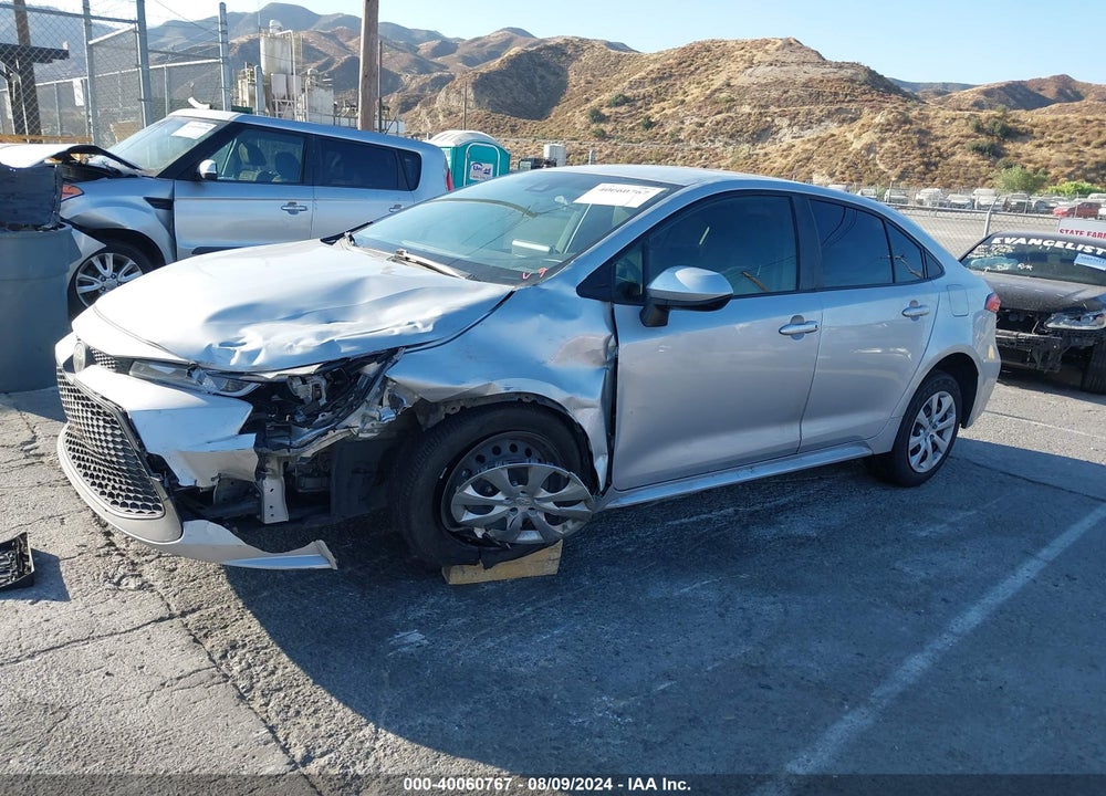 2020 TOYOTA COROLLA LE VIN: JTDEPRAE1LJ092749