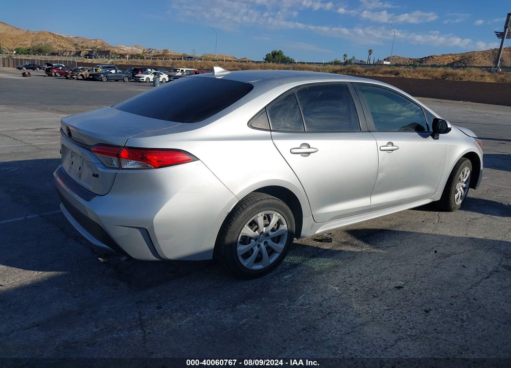 2020 TOYOTA COROLLA LE VIN: JTDEPRAE1LJ092749
